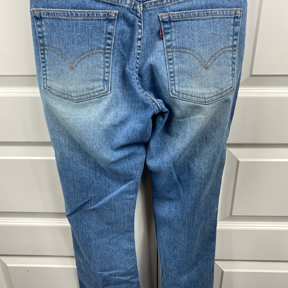 Vintage Levi's Women's Jeans 515 Boot Cut Denim Blue Light Wash Low Rise Y2K 8M - Picture 2 of 8
